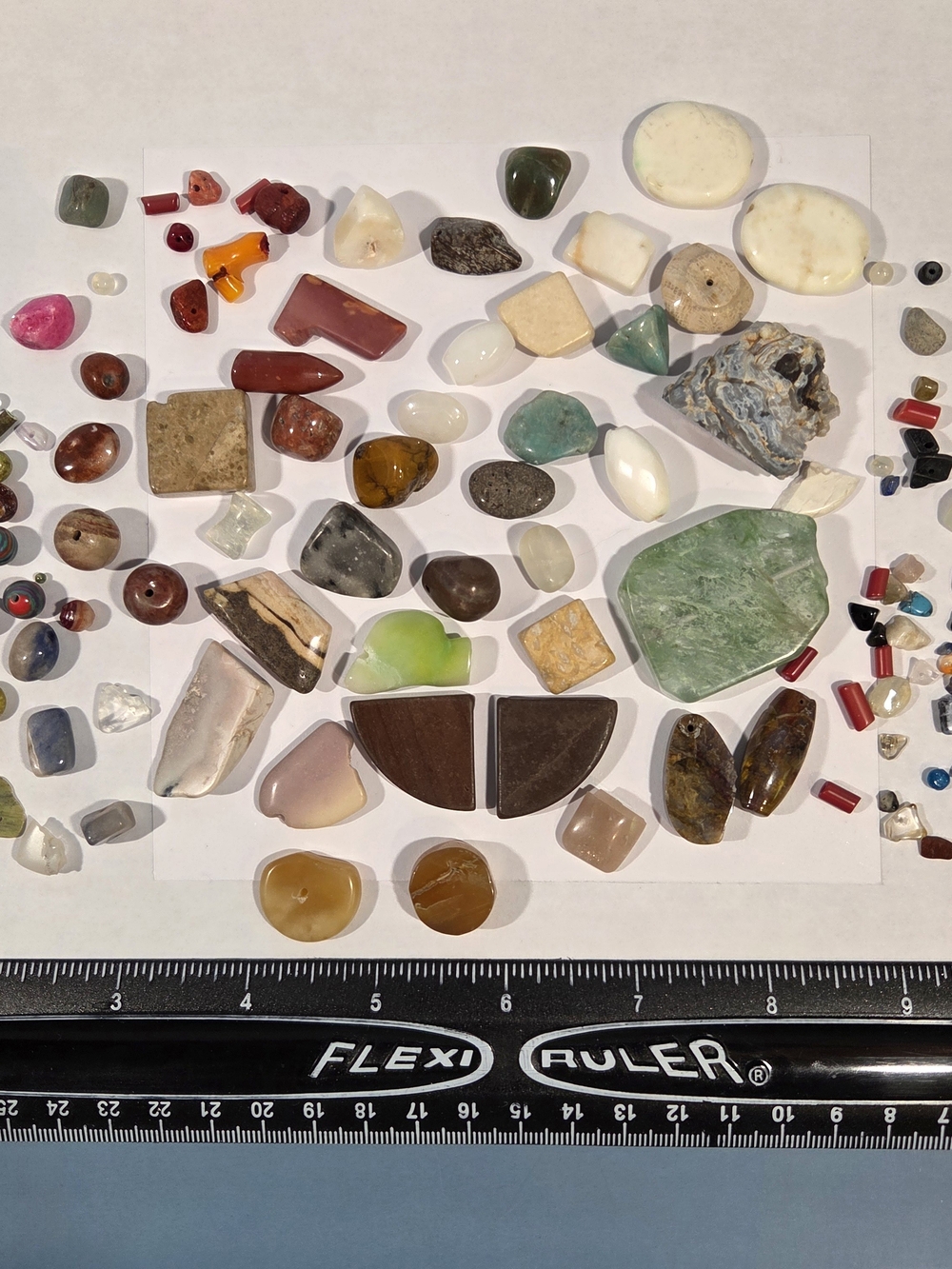 Large Mixed Multi-Gemstone Lot/ Chips/ Beads/ Tumbles/ Cabachons/ Over (6oz)